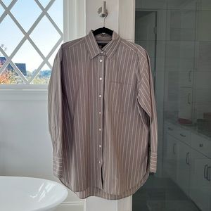 Banana Republic Oversized Tunic Button Down Shirt